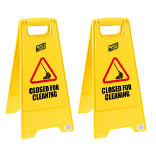 Standard Safety Sign Closed For Cleaning