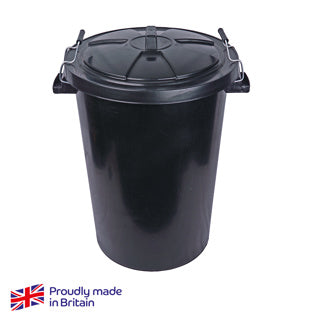 Dustbin 90 Litre Black