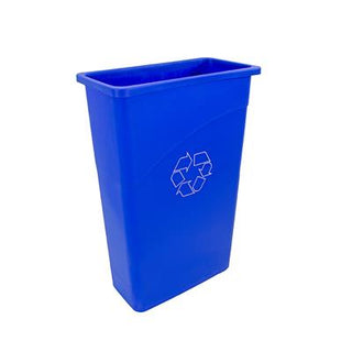 Wall Hugger Recycle Bin Base 90 Litre - Blue