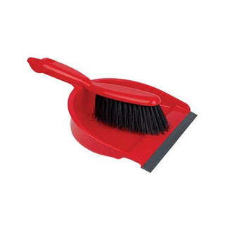 Professional Dust Pan & Brush Set Stiff