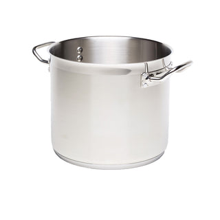 Stainless Steel Stockpot Without Lid 8L–71L – Heavy Duty 18/4 Catering Cookware Various Sizes