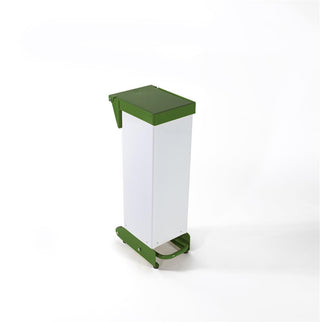 Fire Retardant Steel Bin Fixed Body Soft Close 18 Litre