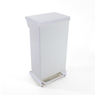 Fire Retardant Steel Bin Fixed Body Soft Close 65 Litre