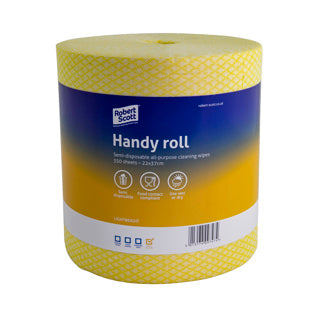 Robert Scott Handy Roll All Purpose Cleaning Wipe - Yellow