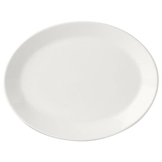 Simplicity White Oval Coupe Plates - Available in Six Sizes (20.25cm to 39cm)