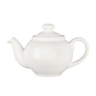 Utopia Simplicity White Teapot 42.5cl - Pack of 6