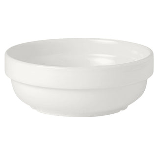 Simplicity White Stacking Bowl - Small, Medium & Large Sizes - Pack of 12