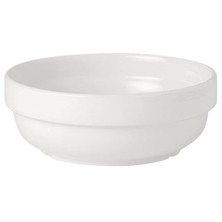 Simplicity White Stacking Bowl - Small, Medium & Large Sizes - Pack of 12