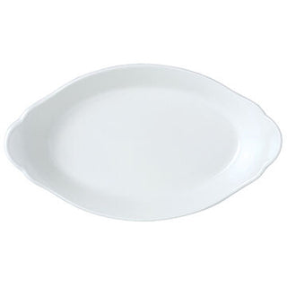 Simplicity White Oval Eared Dish - Full Range of Sizes