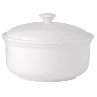 Simplicity White Casserole 300cl / 105 1/4oz - Pack of 2