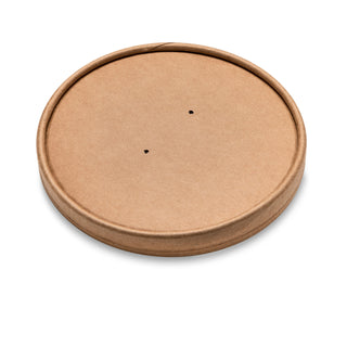 Pack Of 300 Paper Lid for Round Kraft Bowl