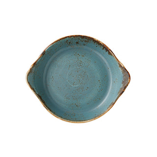 Craft Blue Round Eared Dish 18.5cm / 7 1/4" - Pack of 12