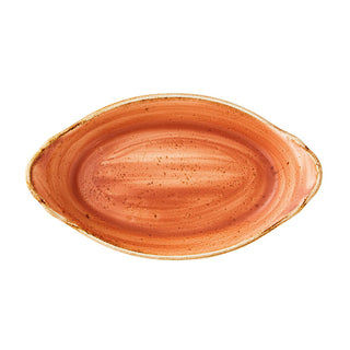 Craft Terracotta Oval No2 Eared Dish 24.5cm x 13.5cm (9 5/8" x 5 3/8") - Pack of 24