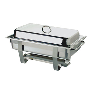 Stainless Steel Twin Economy Chafing Dish Hot Food Service 59.5×35.5×31.5cm 1Pcs