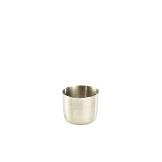 Stainless Steel Cream Jug 5 x 5cm 8.5cl Sleek Mini Milk or Cream Pitcher for Cafes and Home