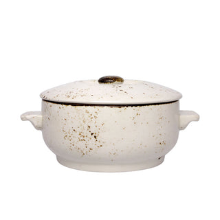 Craft White Lid For Casserole Soup (Fits 42.5cl Casserole) - Pack of 6