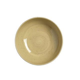 Amari Dijon Serving Bowl Set of 12 - Round 11cm, 13.5cm, 15.5cm, 17.5cm