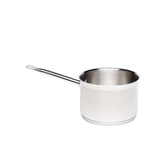 Deep Saucepan Without Lid 16cm/20cm and 2.4L/4.4L Pack of 1 Stainless Steel 18/4 Heavy Duty Cooking Pan