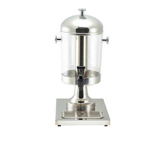 Juice Dispenser PC + Stainless Steel 60 x 30 x 26cm 6.5L Modern Drink Dispenser for Events and Hotels