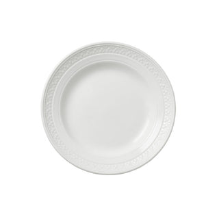 Bead Accent White Porcelain Soup/Pasta Plate 24cm (9 1/2") - Box of 12