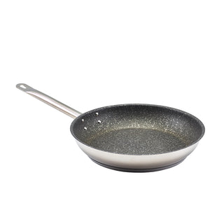 Non Stick Teflon Frying Pan 20cm/24cm/28cm Pack of 1 Stainless Steel Cooking Pan for Catering and Commercial Use