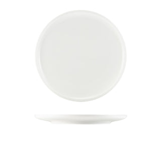 Porcelain Low Presentation Plate White Vitrified Modern Dining & Serving Tableware Pack of 4/6 Various Size Availble