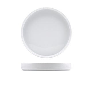 Porcelain Presentation Plate 18/20/25cm – White Vitrified Fine Dining & Food Display Tableware Pack of 6
