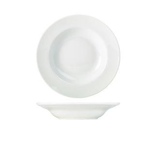 Soup Plate Pasta Dish 23x4/27x4.6/30x4.5cm Pack of 6 Porcelain Stylish Tableware Perfect for Dining Display Use