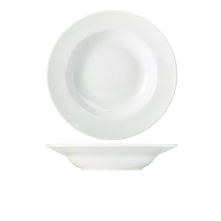 Soup Plate Pasta Dish 23x4/27x4.6/30x4.5cm Pack of 6 Porcelain Stylish Tableware Perfect for Dining Display Use