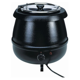 Soup Kettle 10 Litre Wet Well 34x39cm 0.4Kw Pack of 1 Stainless Steel Reliable Catering Equipment