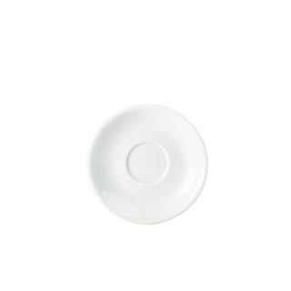 Porcelain Saucer 14.5cm Well Size 5.5cm / 17cm Well Size 6.3cm – Vitrified Elegant Dining Tableware Pack of 6