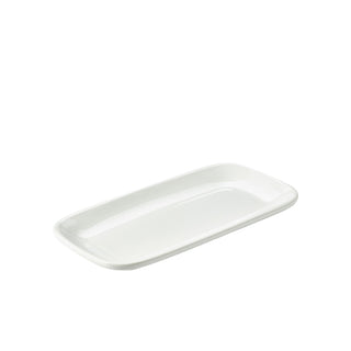 Rounded Rectangular Plate Various Sizes Pack of 6/3 Porcelain stylish serving tableware ideal for hotels cafes
