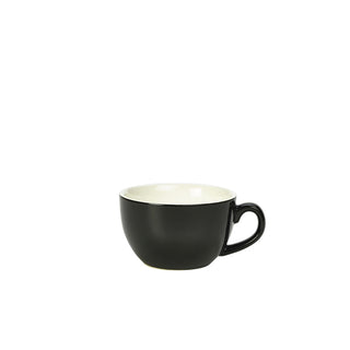 Bowl Shaped Cup 17.5cl/6oz 11x9x5cm Pack of 6 Porcelain Elegant Coffee Cup for Hotel Restaurant and Home