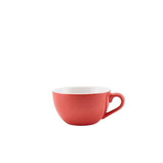 Bowl Shaped Cup 17.5cl/6oz 11x9x5cm Pack of 6 Porcelain Elegant Coffee Cup for Hotel Restaurant and Home