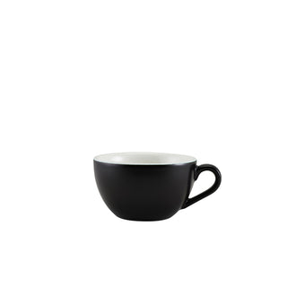 Bowl Shaped Cup 17.5cl/6oz 11x9x5cm Pack of 6 Porcelain Elegant Coffee Cup for Hotel Restaurant and Home