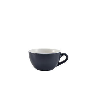 Bowl Shaped Cup 17.5cl/6oz 11x9x5cm Pack of 6 Porcelain Elegant Coffee Cup for Hotel Restaurant and Home