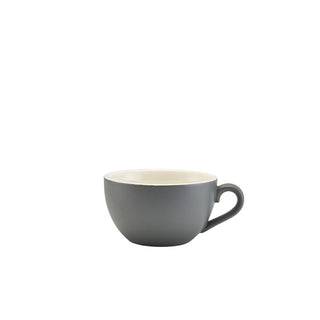 Bowl Shaped Cup 17.5cl/6oz 11x9x5cm Pack of 6 Porcelain Elegant Coffee Cup for Hotel Restaurant and Home