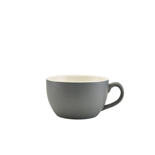 Bowl Shaped Cup 25cl/8.75oz 12.5x10x6cm Pack of 6 Porcelain Coffee Cup for Restaurant Hotel and Home Use