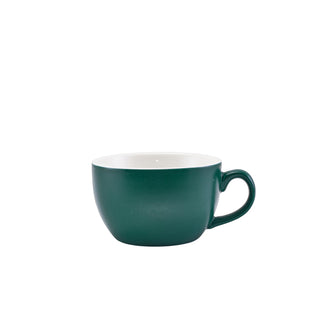 Bowl Shaped Cup 25cl/8.75oz 12.5x10x6cm Pack of 6 Porcelain Coffee Cup for Restaurant Hotel and Home Use
