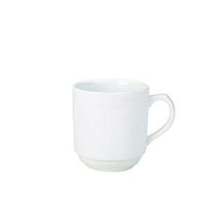 Stacking Mug 30cl 11x8.9x8.1cm Pack of 6 Porcelain Elegant Serveware Perfect for Cafes and Diners