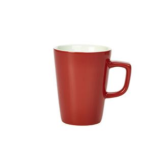 Latte Mug 34cl/12oz Coffee Mug Various Colours Porcelain for Home Café and Hotel Pack of 6