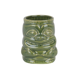 Sea Green Ceramic Tiki Mug With Handle 425ml