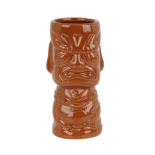 Brown Ceramic Molokai Tiki Mug - 360ml