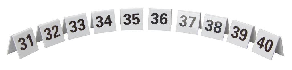 Plastic Table Numbers Set 31-40 – UKCS Group