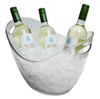 8 Litre Plastic Wine/Champagne Cooler Clear