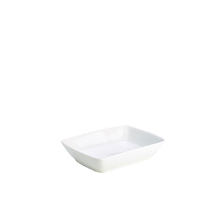 Rectangular White Dish 16x12cm/19x14.5cm 40cl/68cl Porcelain Serving Dish Pack of 6