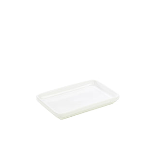Genware Porcelain Deep Rectangular Dish 20 x 14 x 2.5cm - Pack of 6