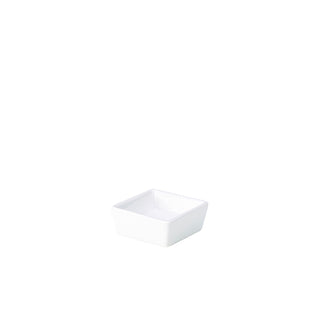 Porcelain Square Dishes 6.4×2.5cm/6.4×4.8cm 3cl/10cl for Sauces and Dips