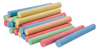 Box of 100 Coloured Chalk Sticks