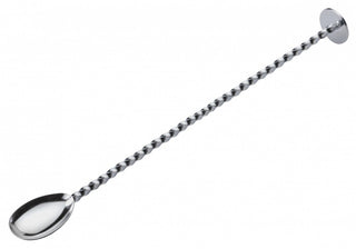 Professional 11" Cocktail Spoon With Masher